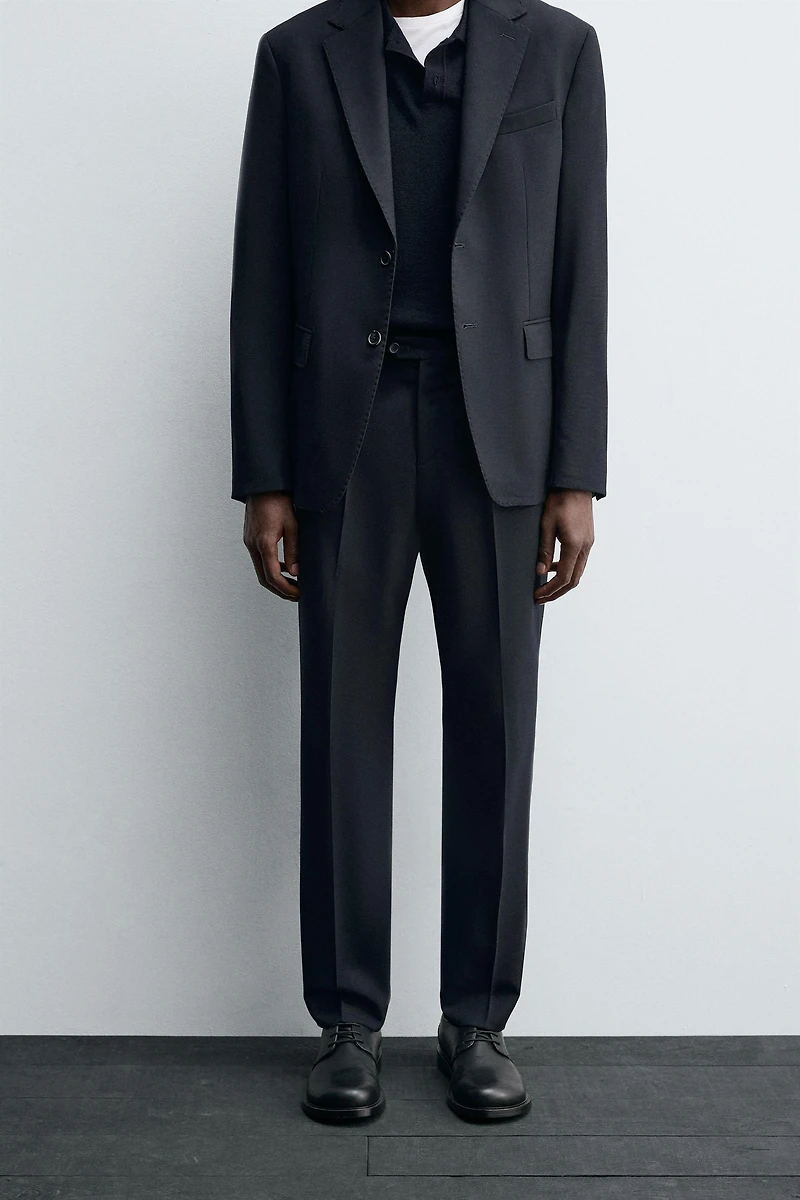 PANTALON DE COSTUME 100 % LAINE