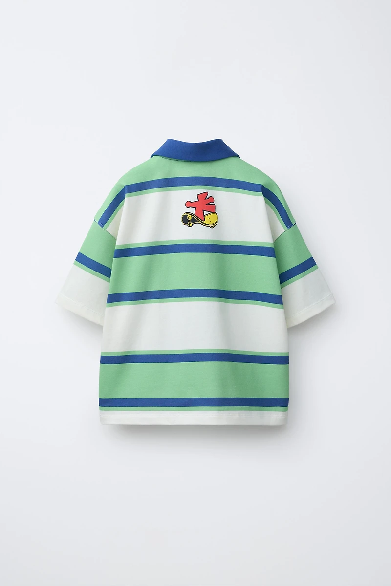 POLO RAYURES SKATE