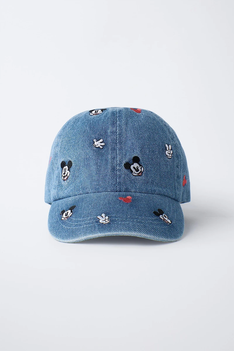 MICKEY MOUSE © DISNEY EMBROIDERED DENIM CAP