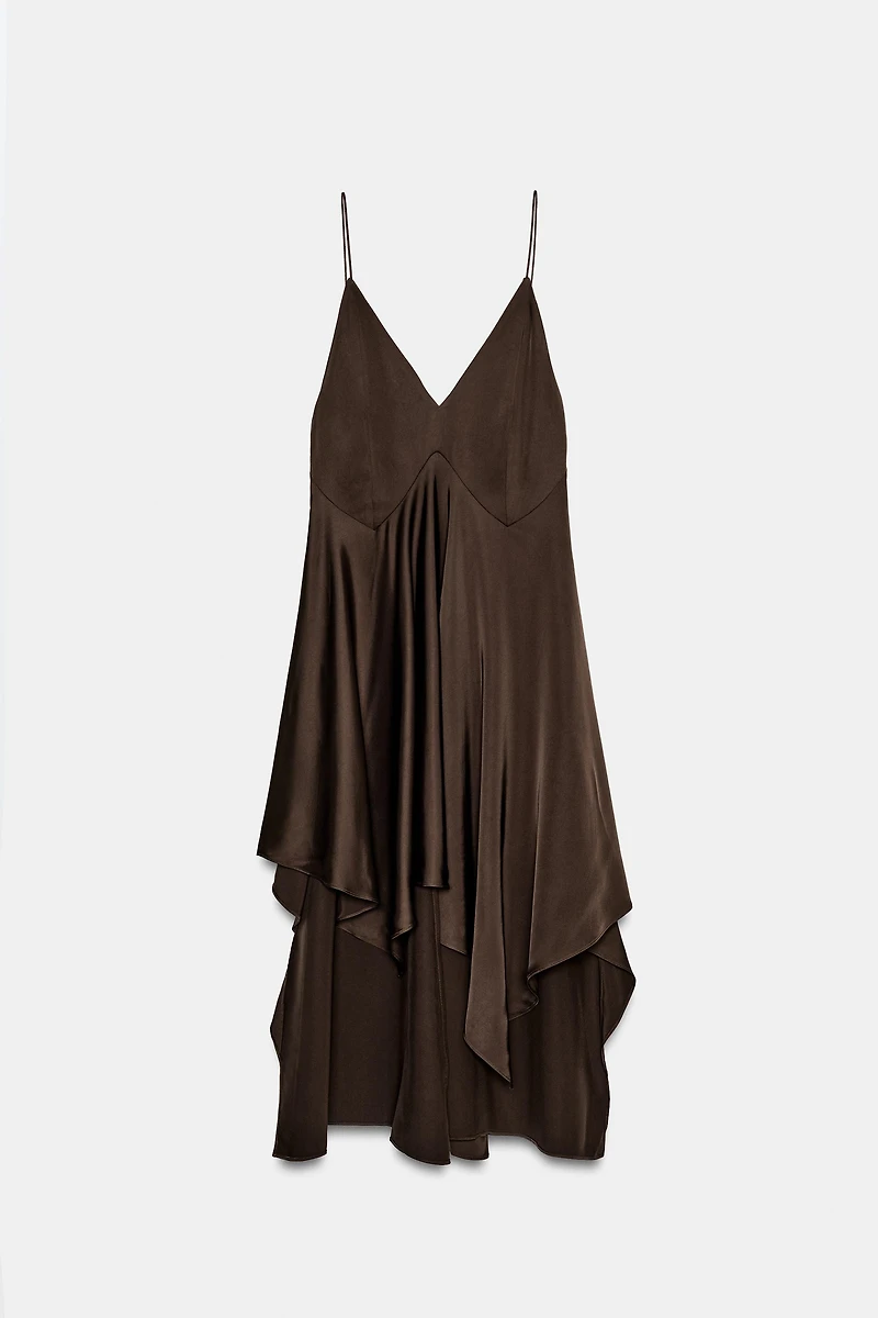 ZW COLLECTION ASYMMETRIC RUFFLED DRESS