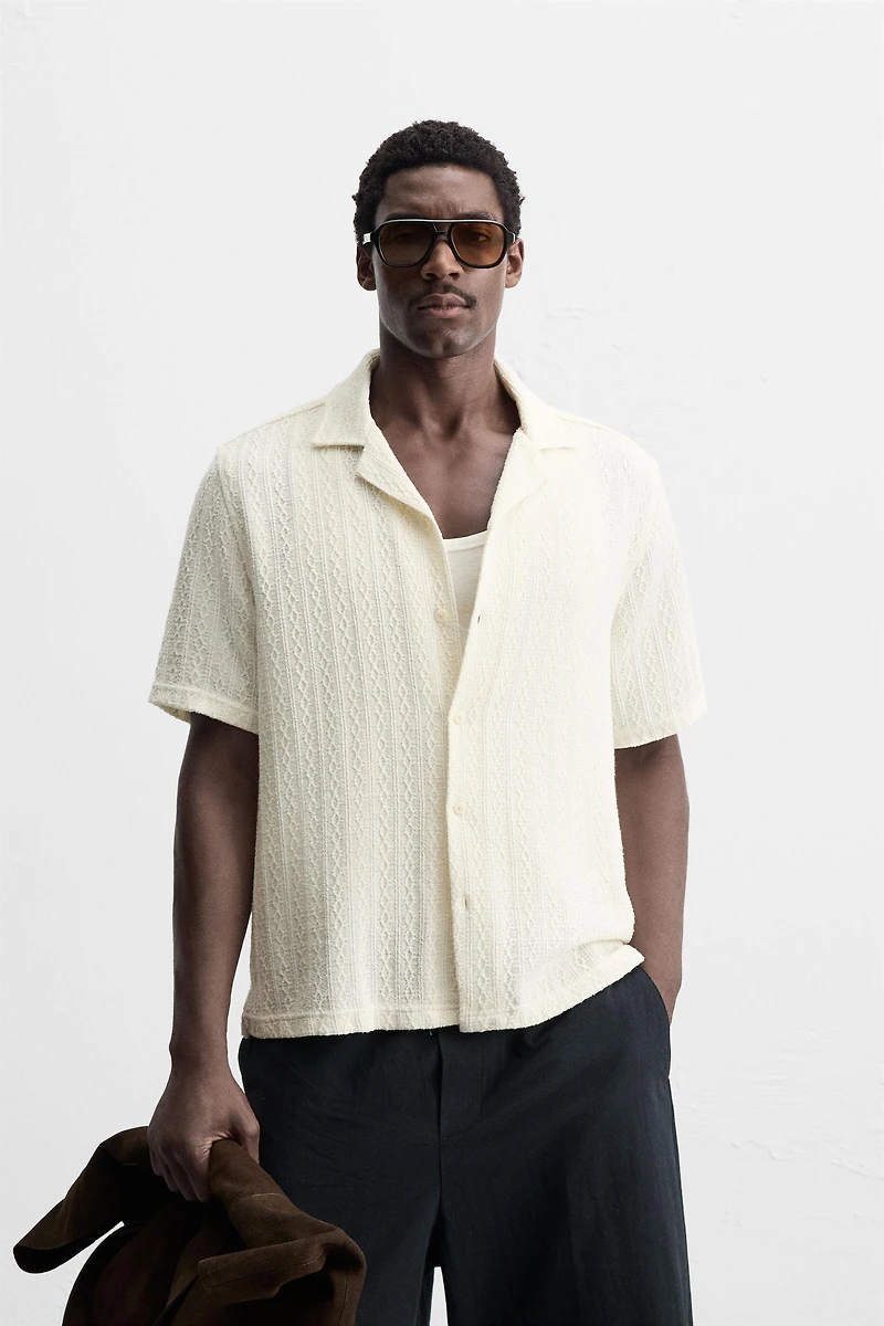 GEOMETRIC JACQUARD SHIRT