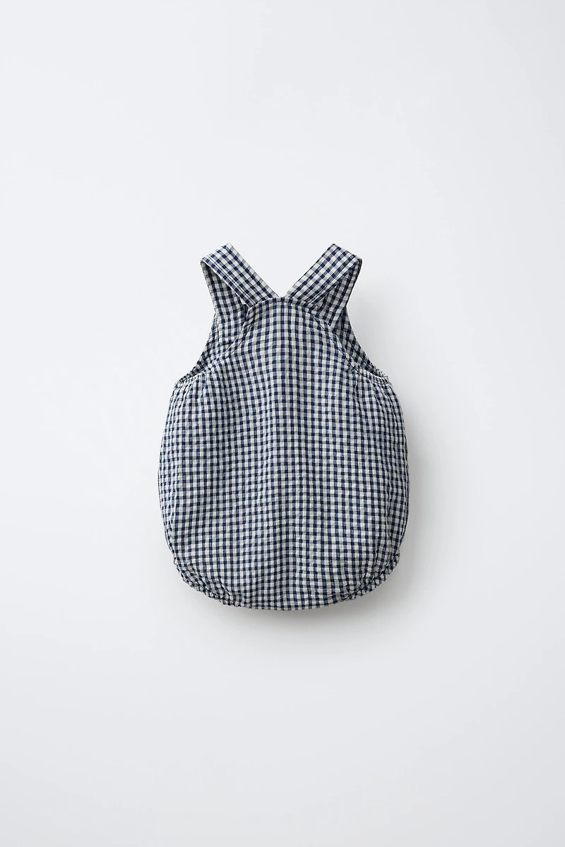 GINGHAM ROMPER