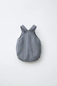 GINGHAM ROMPER