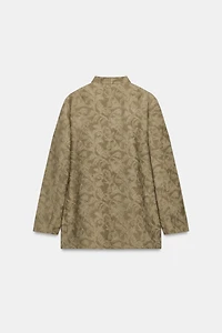 ZW COLLECTION JACQUARD FIREMAN CLASP BLAZER