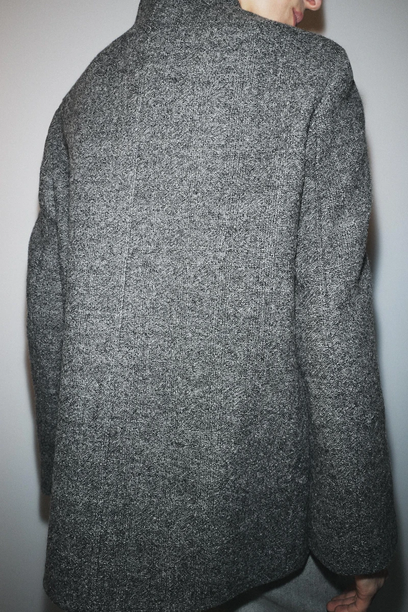 WOOL BUTTON BLAZER ZW COLLECTION LIMITED EDITION