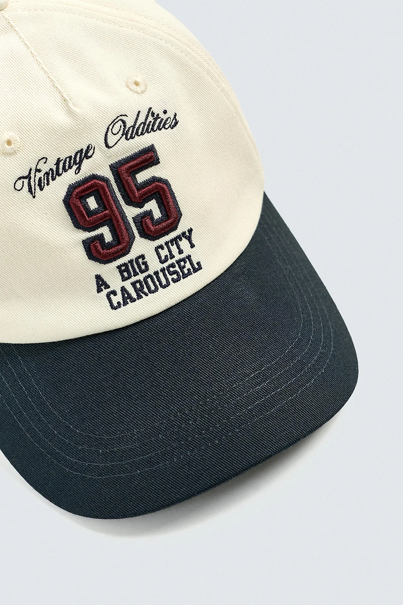 CASQUETTE BRODERIE COMBINÉE