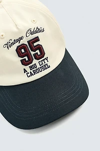 CASQUETTE BRODERIE COMBINÉE