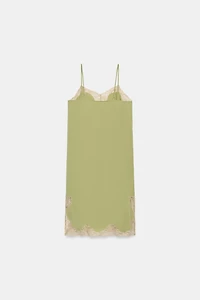 ZW COLLECTION SATIN LACE DRESS