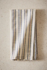 SET OF DYED THREAD STRIPED NAPKINS (PACK OF 2)