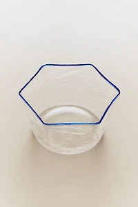 HEXAGONAL BOROSILICATE GLASS BOWL