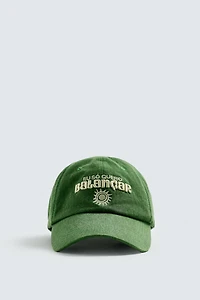 CONTRAST EMBROIDERY CAP