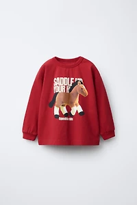 HORSE PRINT T-SHIRT