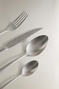 4-PIECE VINTAGE STEEL FLATWARE SET
