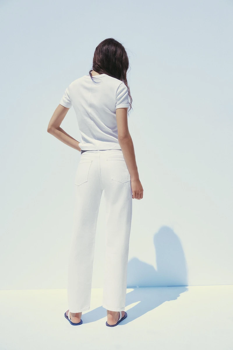 JEAN TRF MOM FIT AVEC TAILLE HAUTE