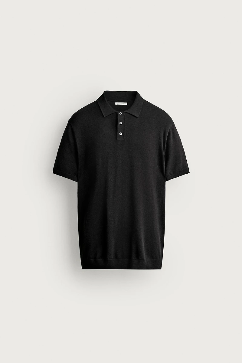 REGULAR FIT KNIT POLO SHIRT