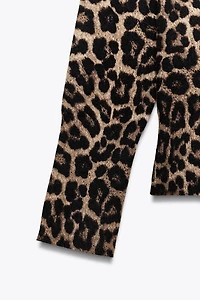 PULL EN MAILLE IMPRIMÉ ANIMAL
