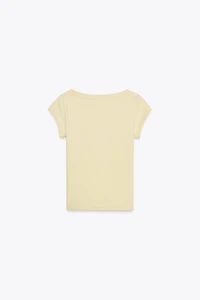 SCOOP NECK TOP