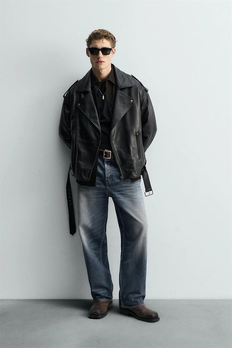 LIMITED EDITION LEATHER BIKER JACKET