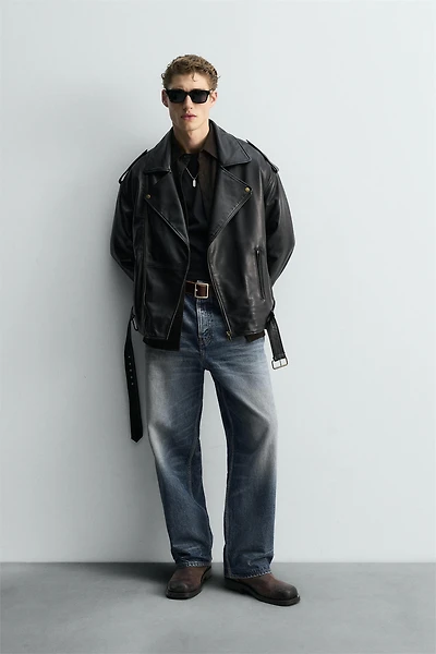LIMITED EDITION LEATHER BIKER JACKET