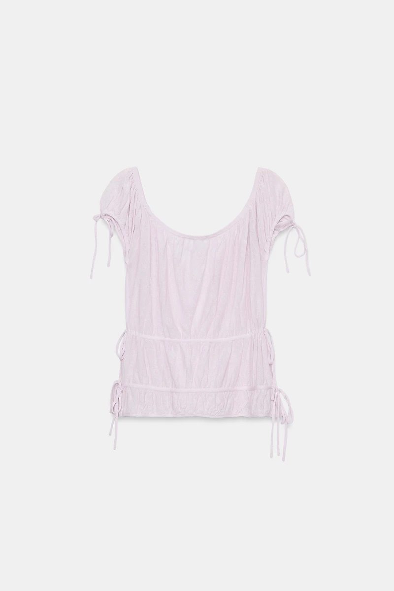 ROMANTIC TIE TOP