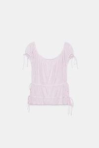 ROMANTIC TIE TOP