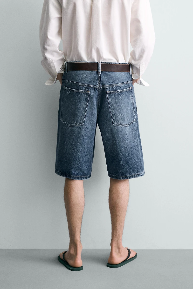BAGGY FIT DENIM SHORTS