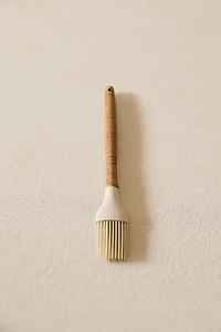 SILICONE AND WOODEN BRUSH