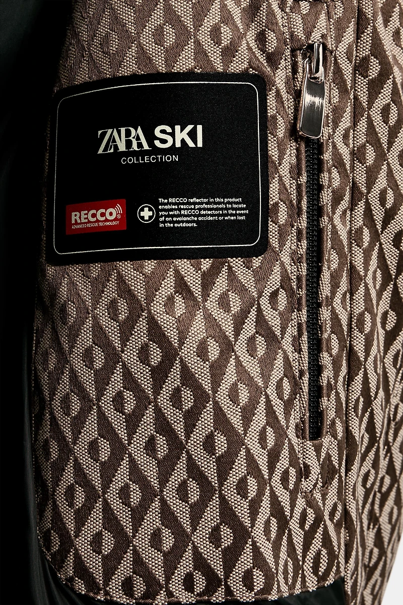 WATER RESISTANT WINDPROOF RECCO® TECHNOLOGY SKI COLLECTION DOWN JACKET