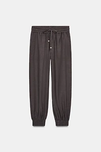 JOGGER PANTS WITH ELASTIC CUFFS