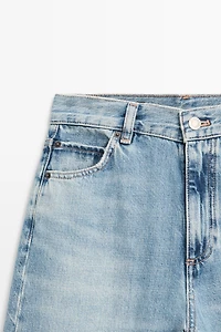 High-waist palazzo jeans
