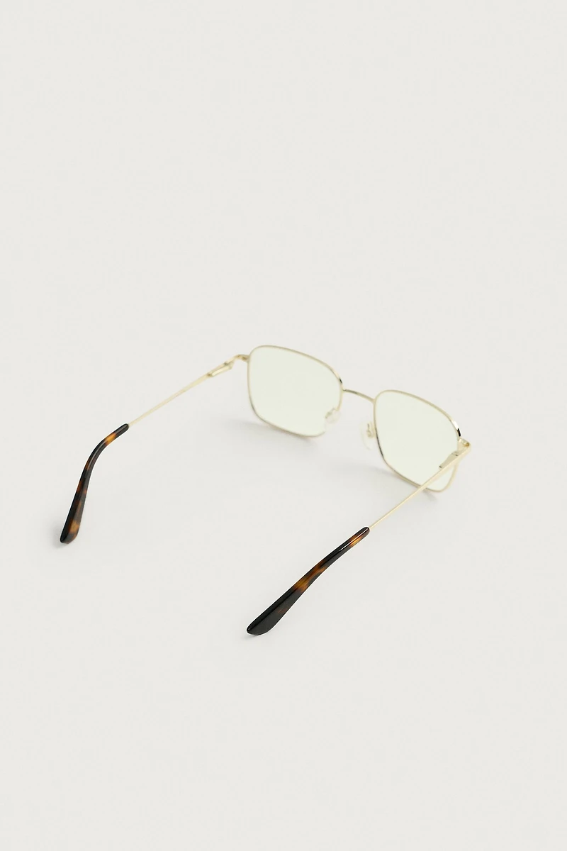 SQUARE METAL SUNGLASSES