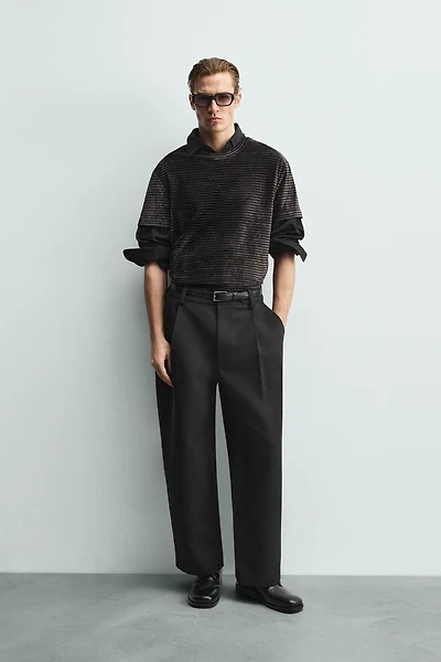 T-SHIRT STRUCTURÉ LAVÉ