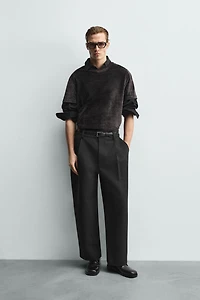 T-SHIRT STRUCTURÉ LAVÉ