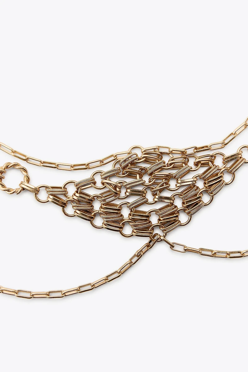 RHOMBUS METAL BELT