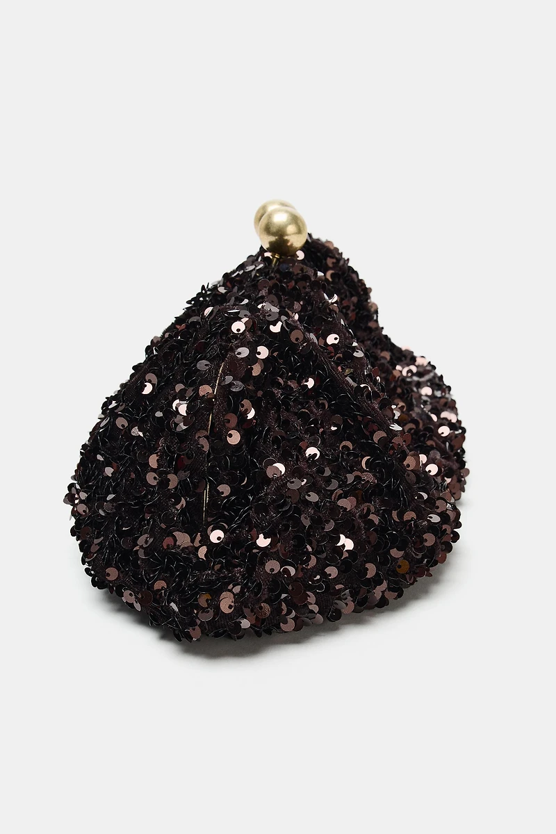 SAC ENVELOPPE À PAILLETTES