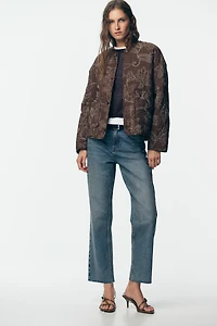 VESTE REMBOURRÉE BRODERIES GOMMÉES