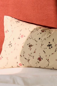 TAIE D’OREILLER COTON LIN FLEURS | KATHARINE POLE