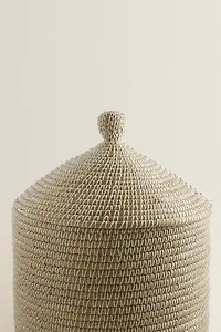 ROUND BASKET WITH LID