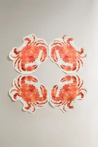 CRAB PAPER NAPKINS (PACK OF 20)
