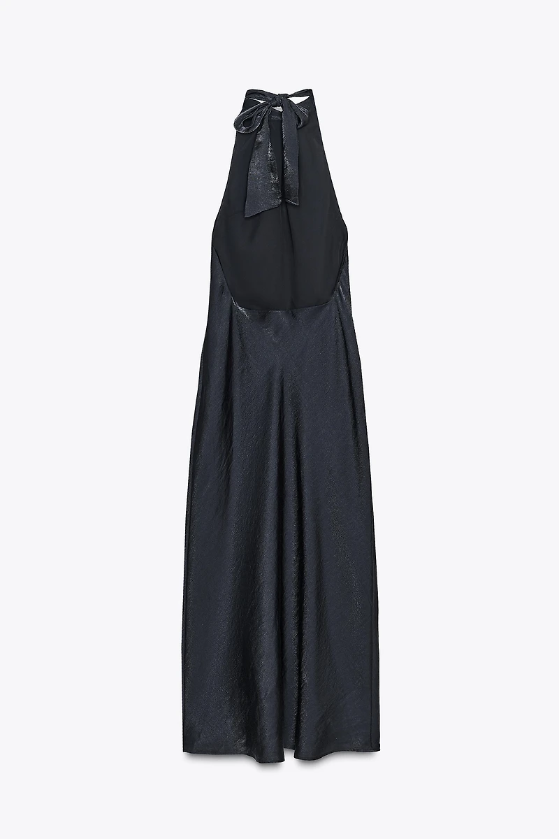 HALTER MIDI DRESS