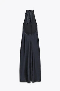 HALTER MIDI DRESS
