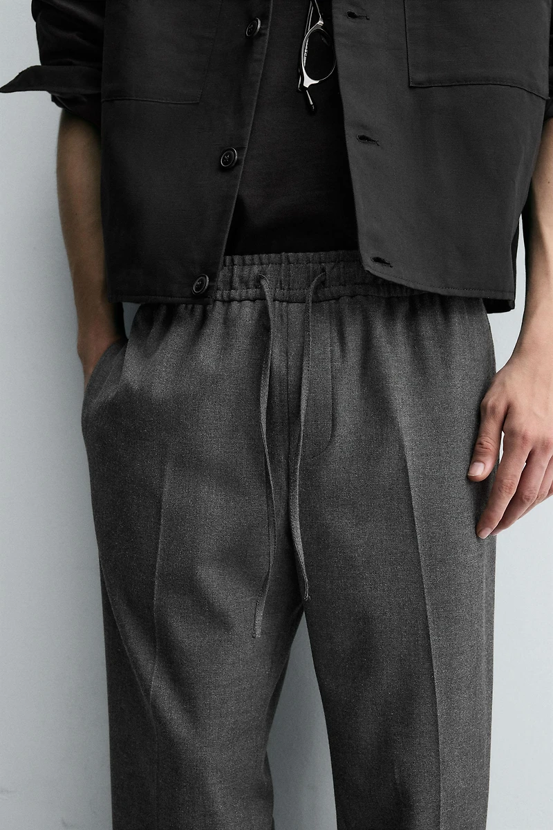 JOGGER WAIST STRETCH PANTS