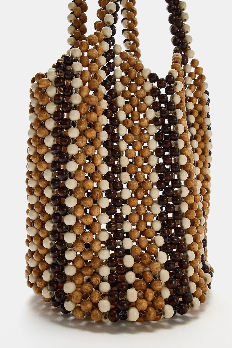 BEADED SHOULDER BAG