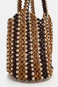BEADED SHOULDER BAG