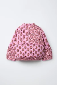FLORAL PADDED JACKET
