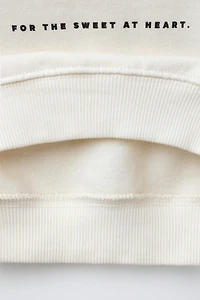 CHERRY AND TEXT SWEATSHIRT