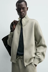 INTERLOCK ZIP SWEATSHIRT
