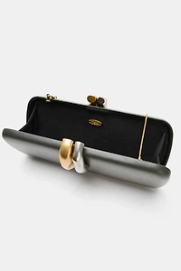 RIGID CLUTCH WITH METAL DETAIL