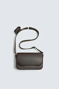 PLAIN FLAP CROSSBODY BAG