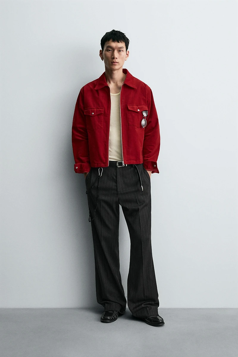 BOXY FIT CORDUROY OVERSHIRT